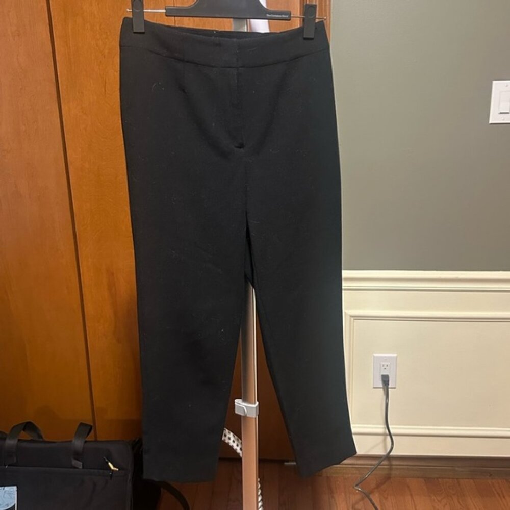 Ann Taylor black straight leg work pants